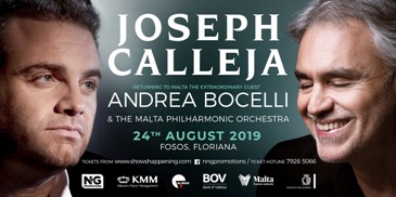 JOSEPH CALLEJA FEAT. ANDREA BOCELLI 2019